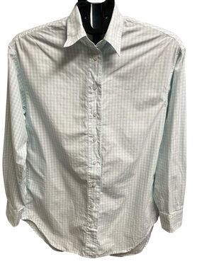 Sunday Best Pale Blue and White Striped Button-Down Shirt
